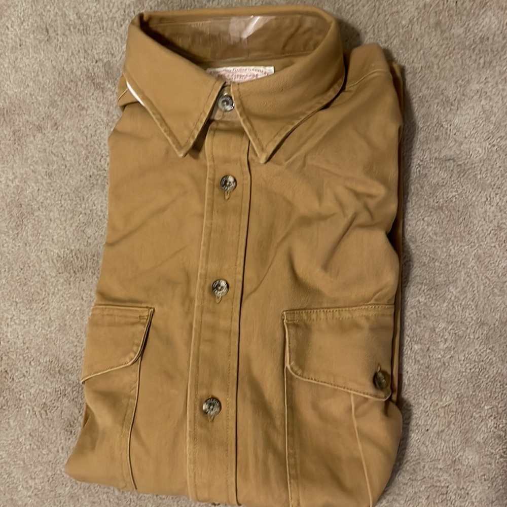 NWT Filson Antique Tincloth Shirt Dark Size XL